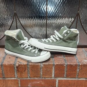 Green High-Top Sneakers